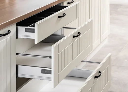 Szuflady samodomykające