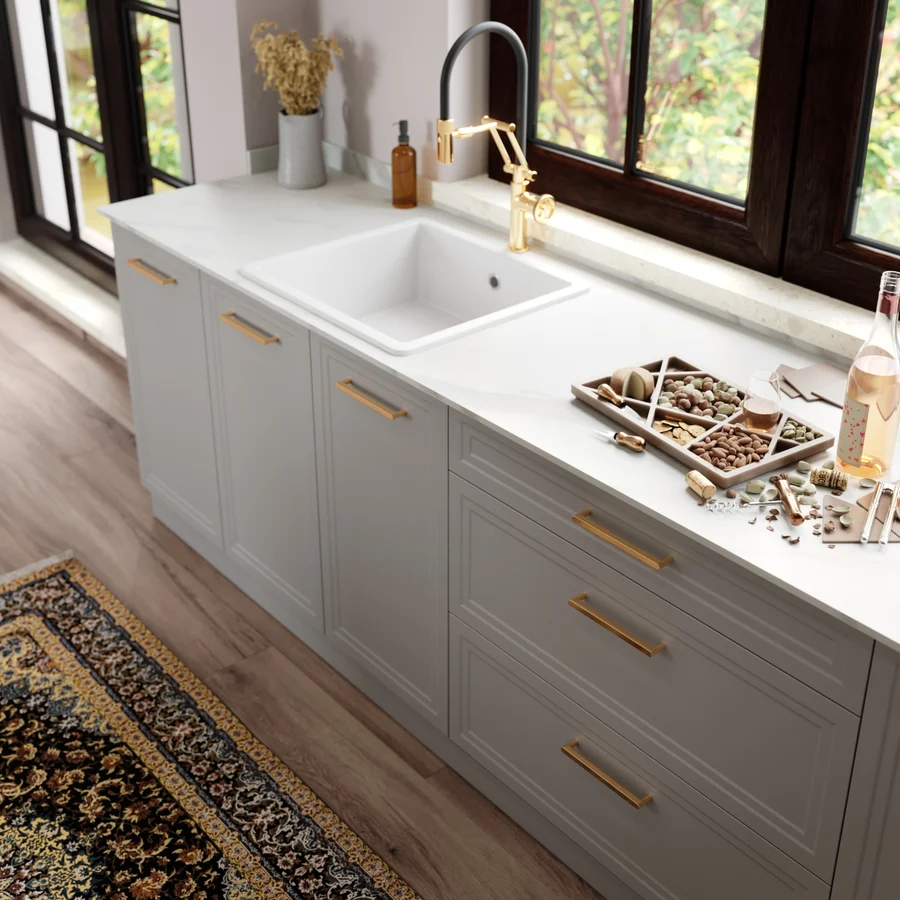 VERA-KOLLEKTION – Englischer Landhausstil mit lackierten Rahmen und Sprossenvitrinen (Ansicht 5)